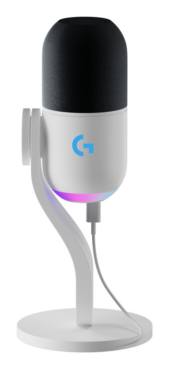 Logitech Microfono Yeti GX Dynamic RGB / 988-000576 Bianco