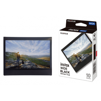 Fujifilm Papier instax WIDE Black / 16745028 Schwarz