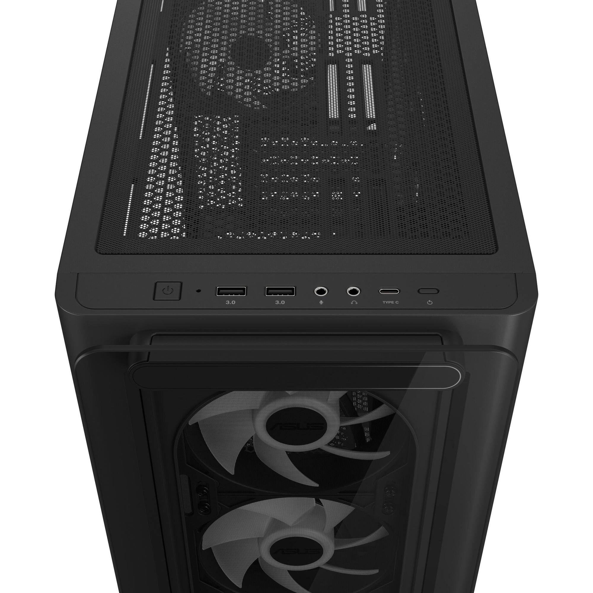 ASUS PC case A23 Plus / 90DC00K0-B19010 Black