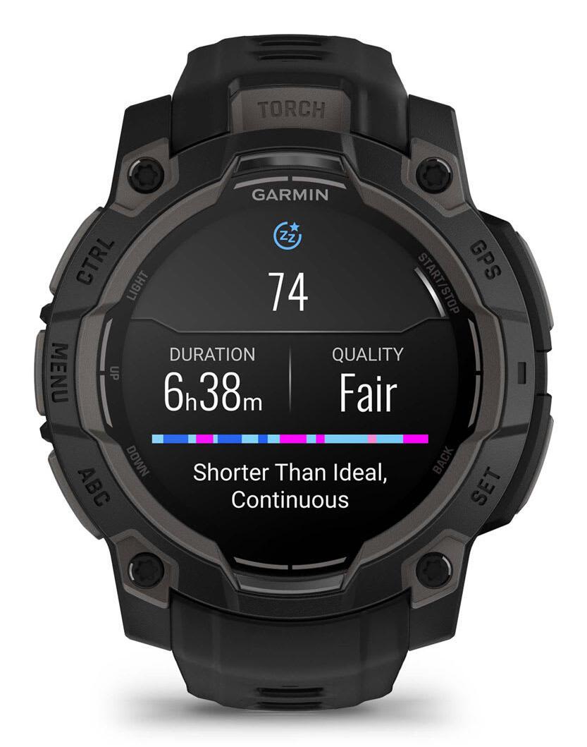 Garmin Wearable Instinct 3 45mm / 010-02936-00 Noir Standard 3,05 cm (1,2")