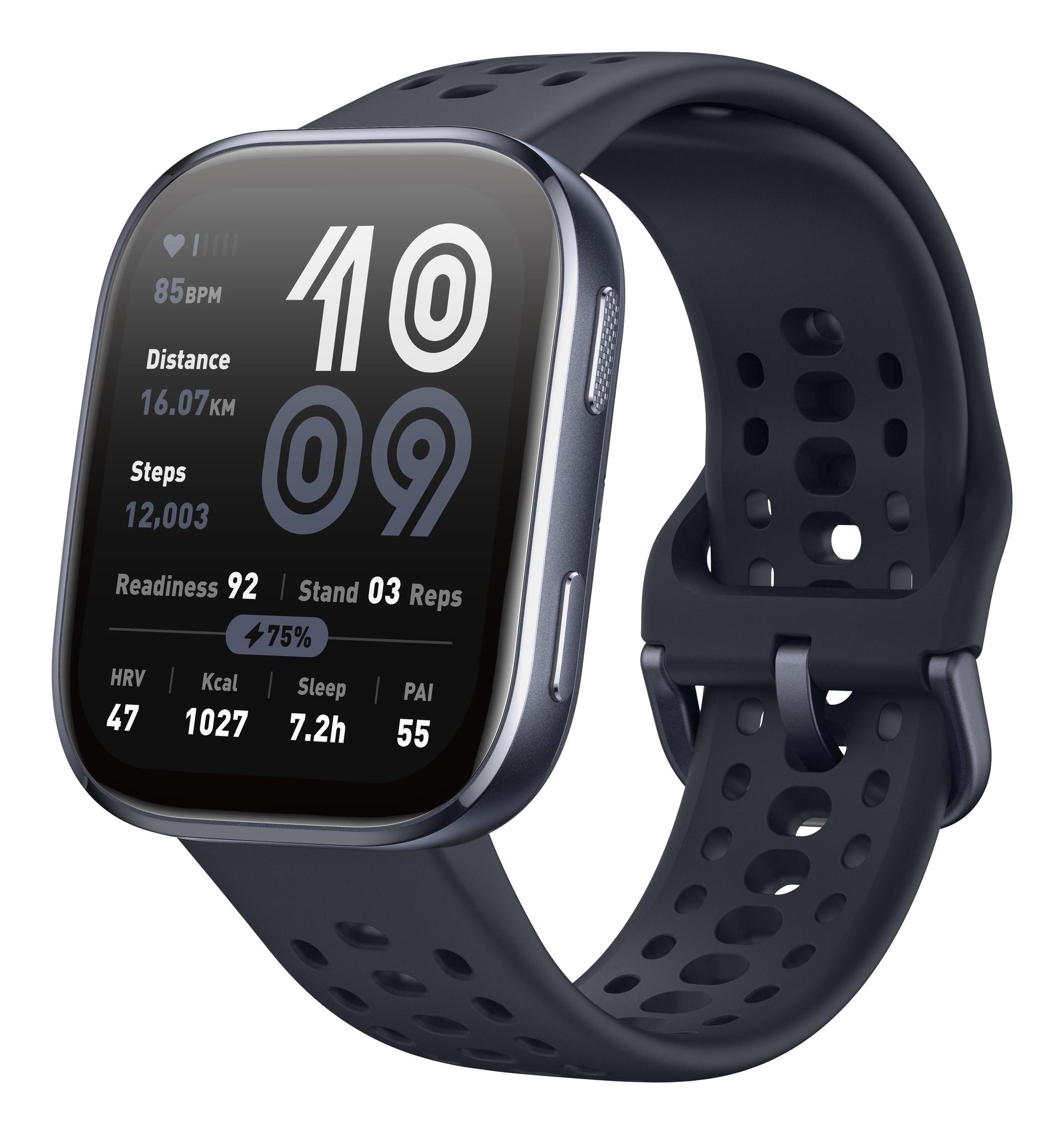 Amazfit Indossabile Bip 6 46mm / W2435EU1N Nero, argento 5 cm (1,97")