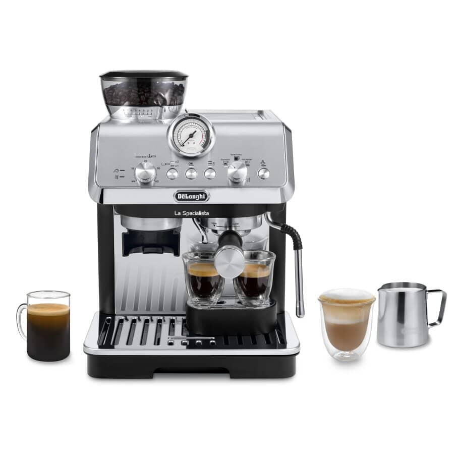 De’Longhi Machine à café à porte-filtre La Specialista Arte EC9155.MB / EC9155.MB Noir, acier inoxydable Standard