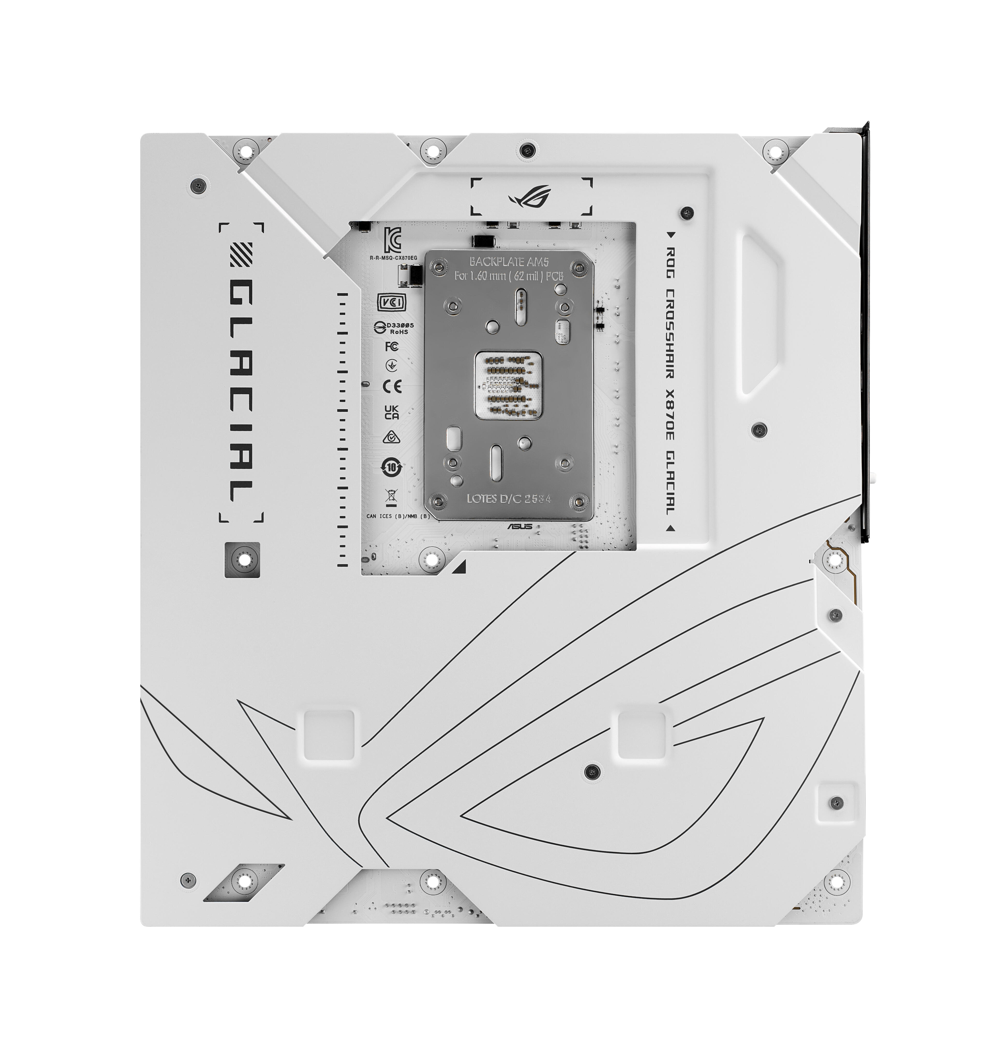 ASUS Scheda madre ROG CROSSHAIR X870E GLACIAL E-ATX / 90MB1NQ0-M0EAY0 Bianco