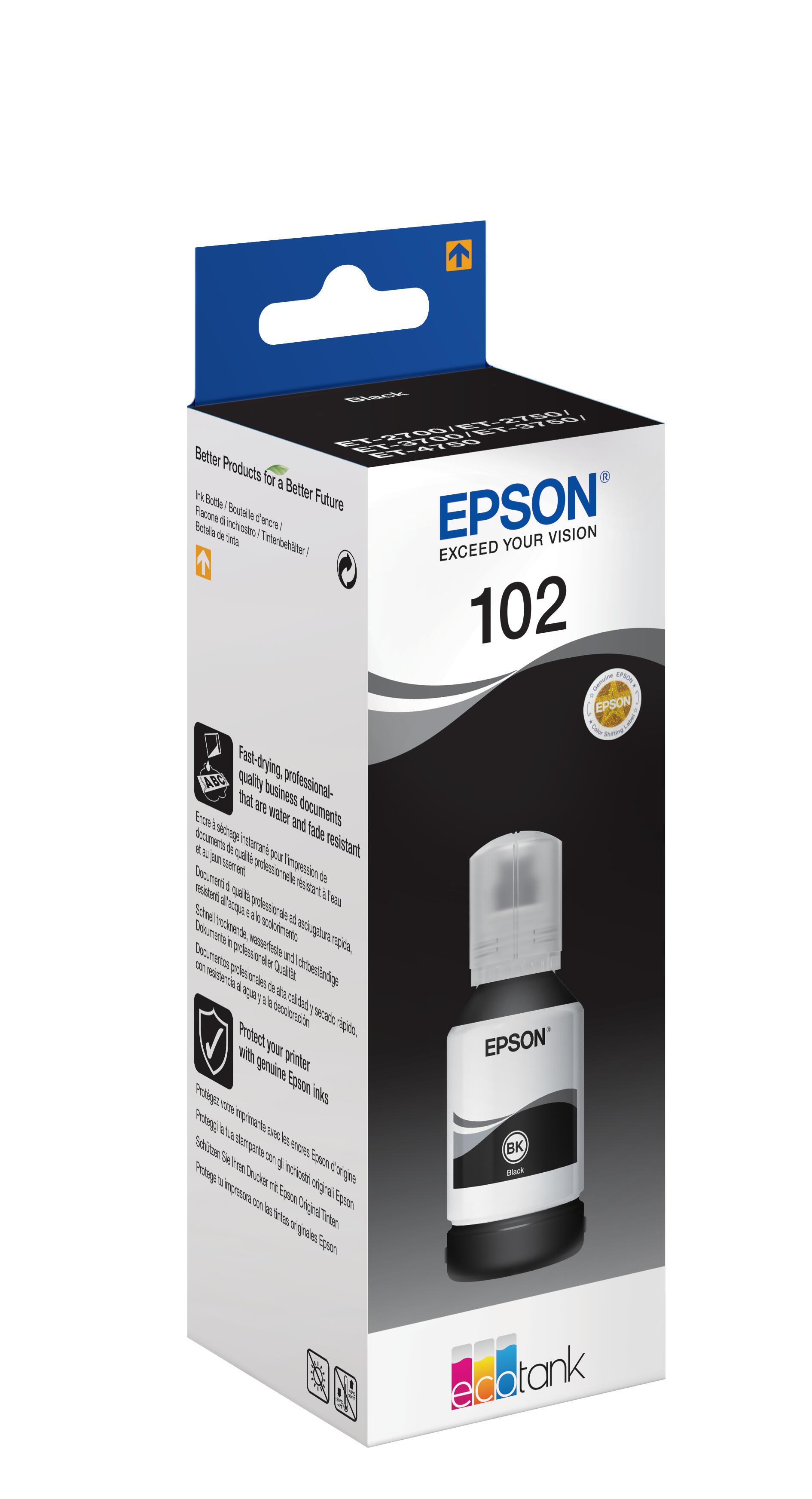 Epson Tinta 102 / C13T03R140 Negro Standard