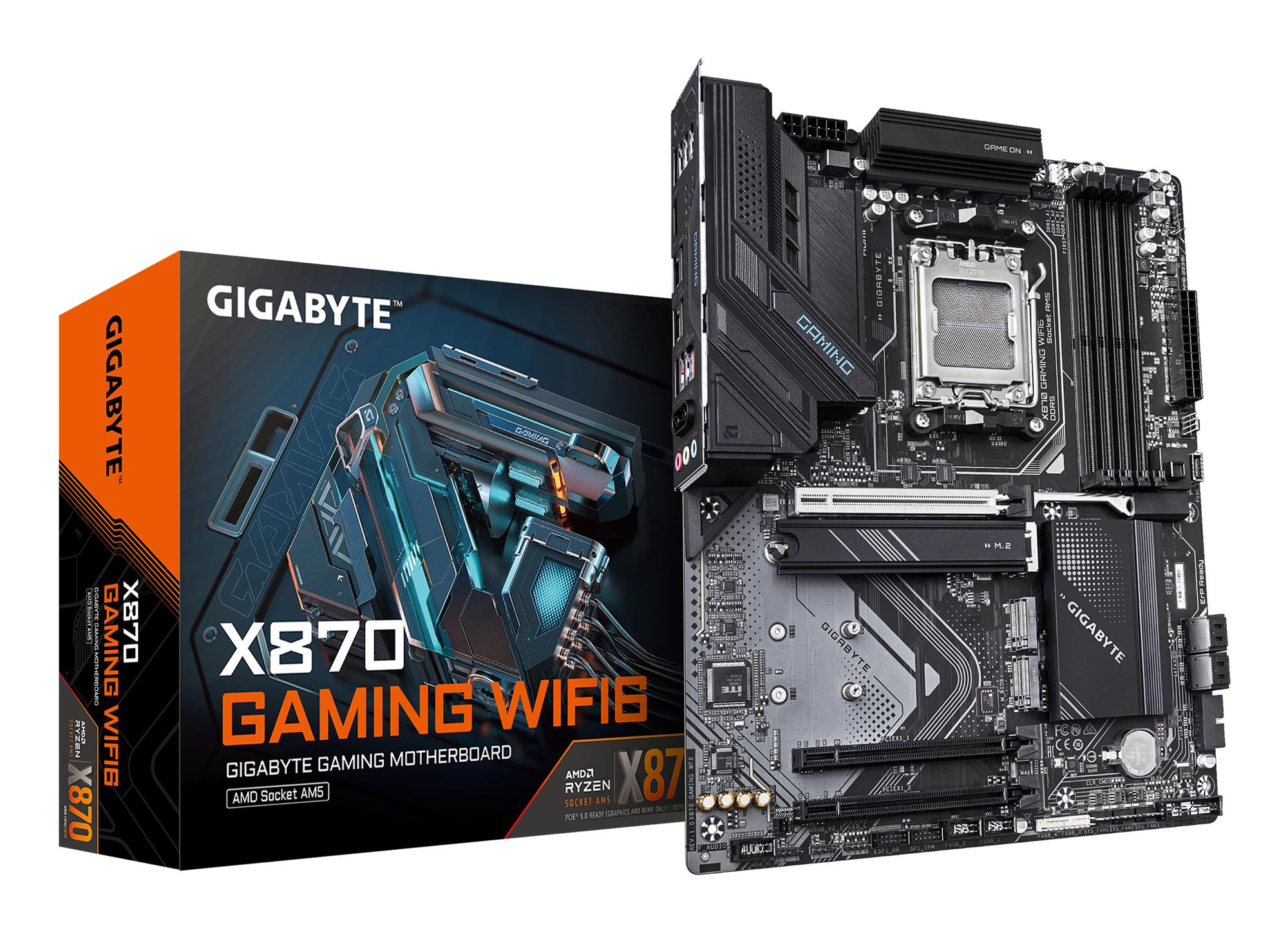 GIGABYTE Carte mère X870 Gaming WiFi6 / X870 GAMING WF6 Noir