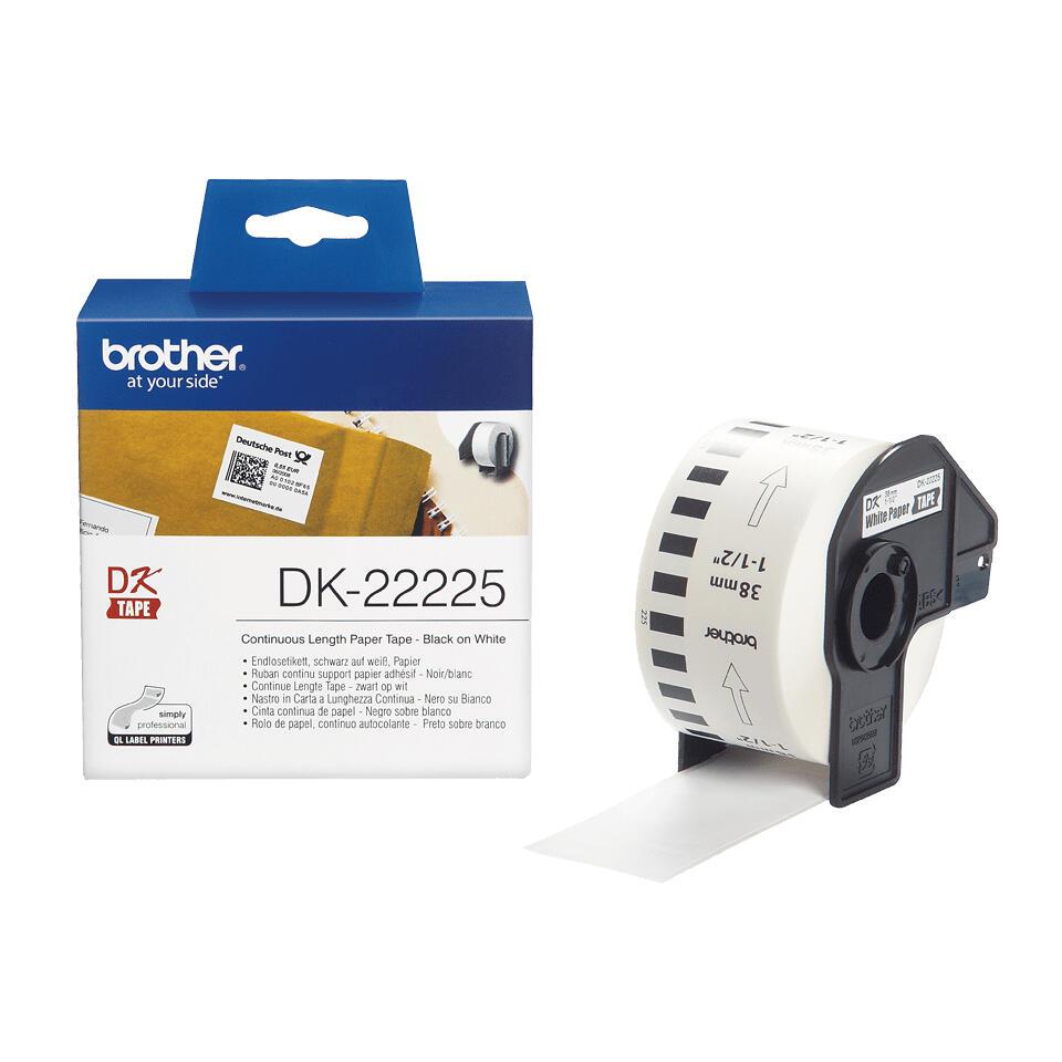 Brother Etiqueta DK-22225 / DK22225 Blanco