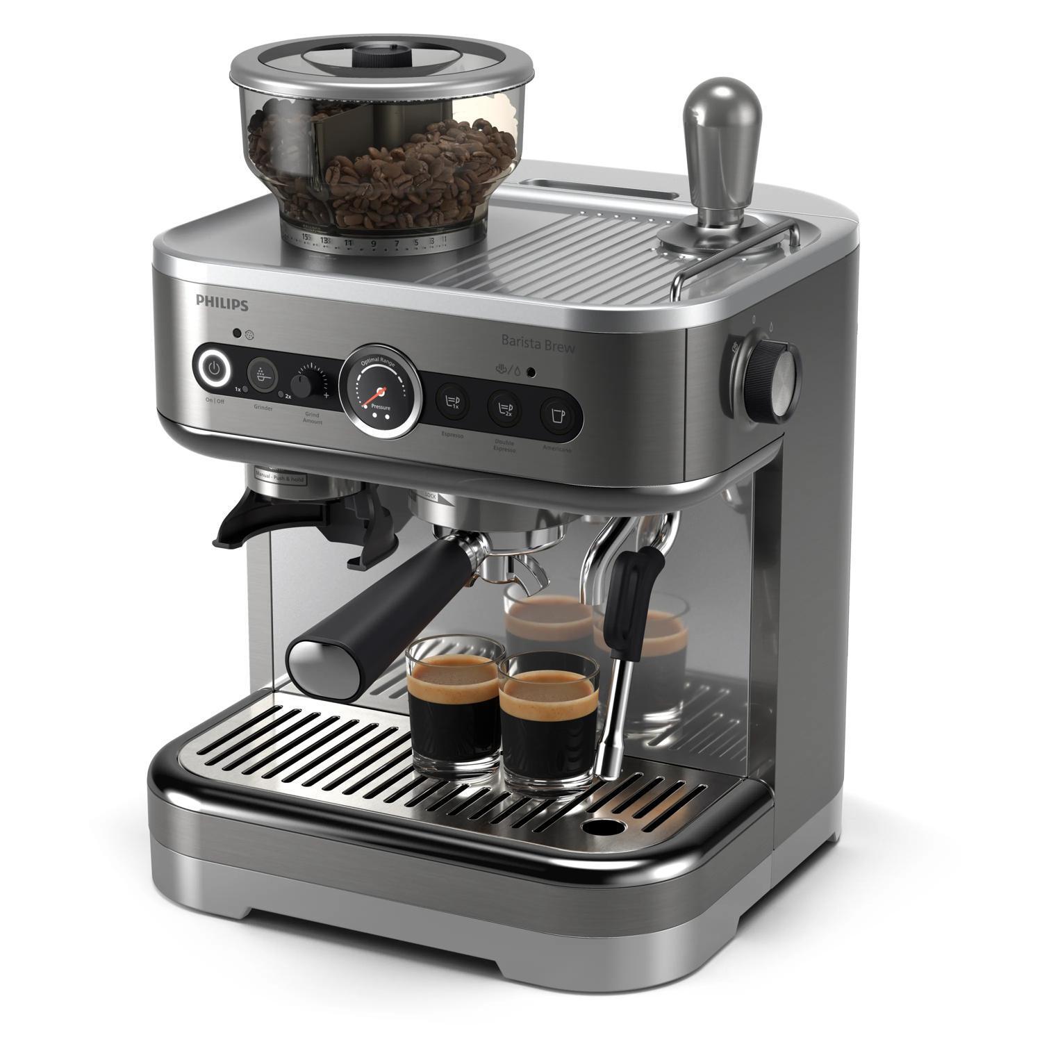 Philips Siebträgermaschine Barista Brew / PSA3228/01 Grau