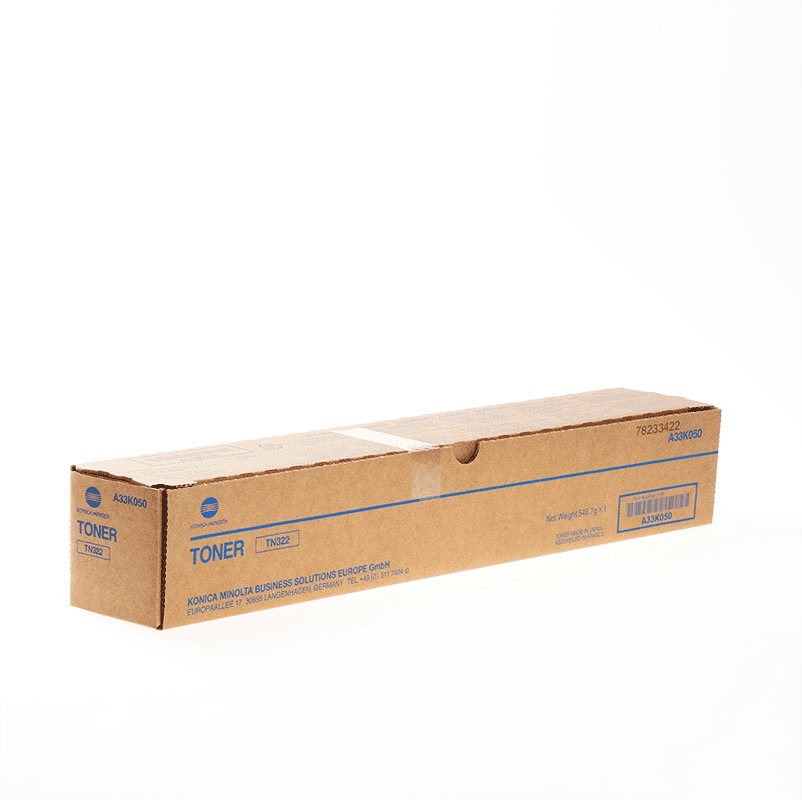 Konica Minolta Toner TN322 / A33K050 Schwarz