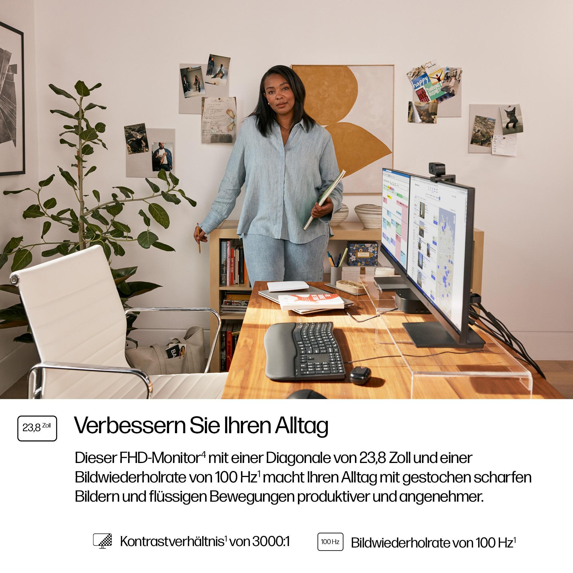 HP Monitor 324pv / 9U5C1AA#ABB Nero 60,5 cm (23,8")