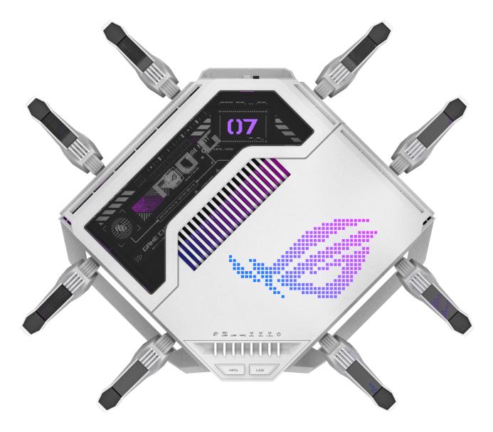 ASUS Router ROG Rapture GT-BE19000AI / 90IG09S0-MO9A0V Blanco