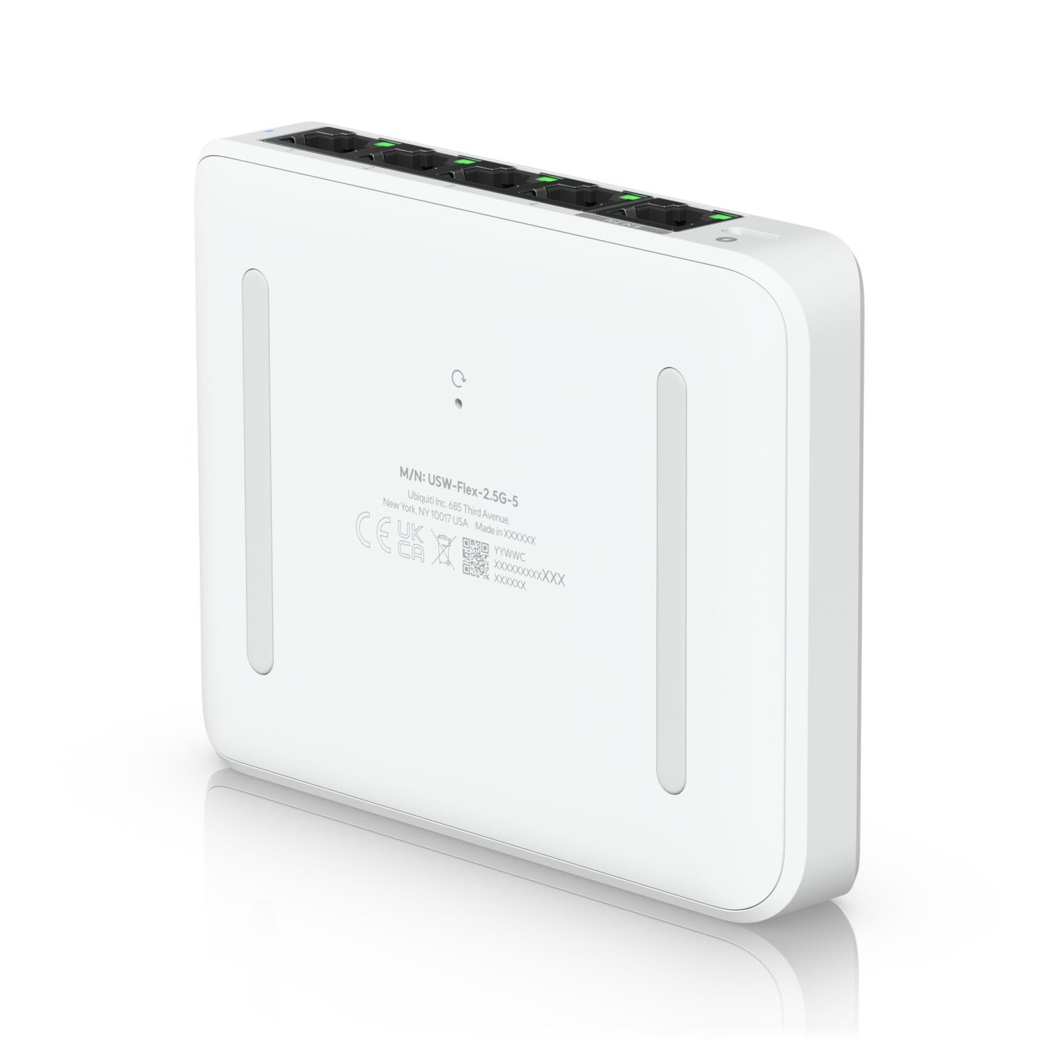 Ubiquiti Switch Ubiquiti USW-Flex Mini 2.5G-5 / USW-FLEX MINI 2.5G-5 Weiß