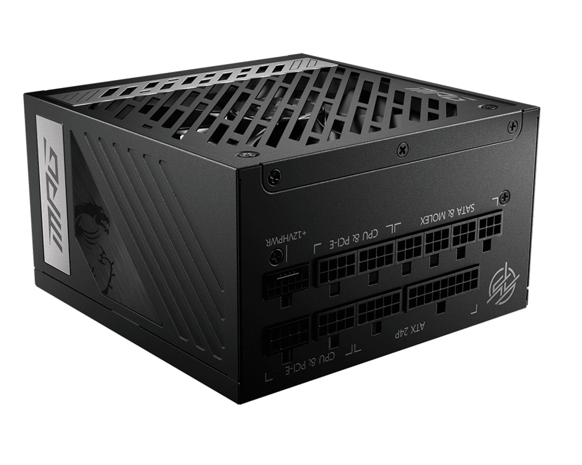 MSI PC-Netzteil MPG A1000G PCIE5 / 306-7ZP7C11-CE0 Silber/Schwarz