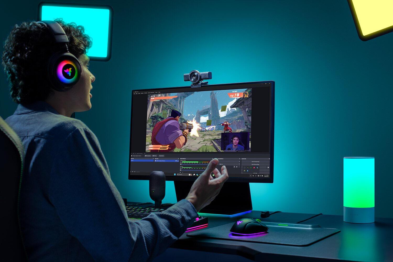 Razer Cámara web Kiyo V2 X / RZ19-05380100-R3M1 Negro