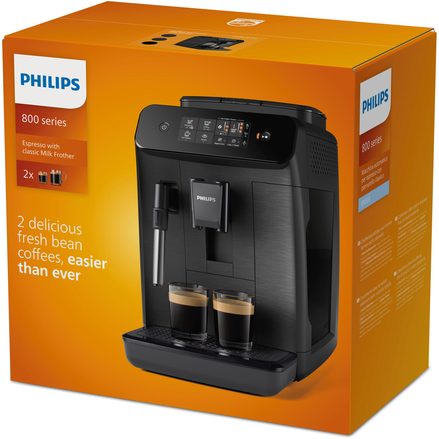 Philips Fully automatic coffee machine Series 800 / EP0820/00 Black
