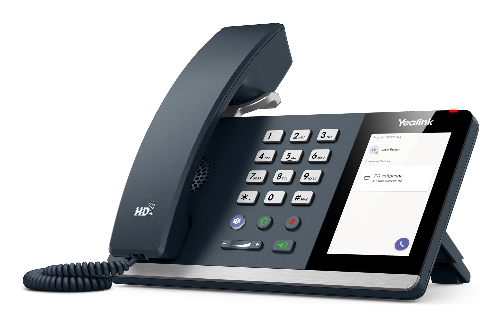 Yealink Téléphone MP45 / 1301118 Noir, gris