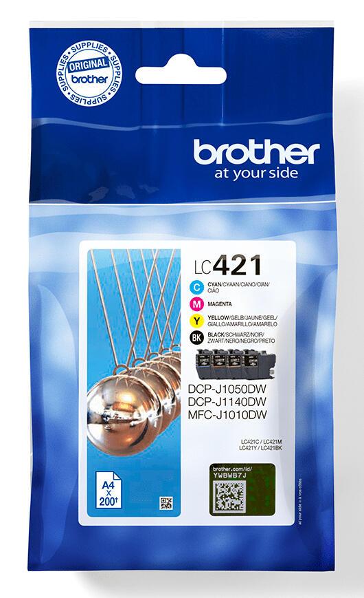 Brother Inchiostro LC-421VAL / LC421VAL BK, C, M, Y Multipack