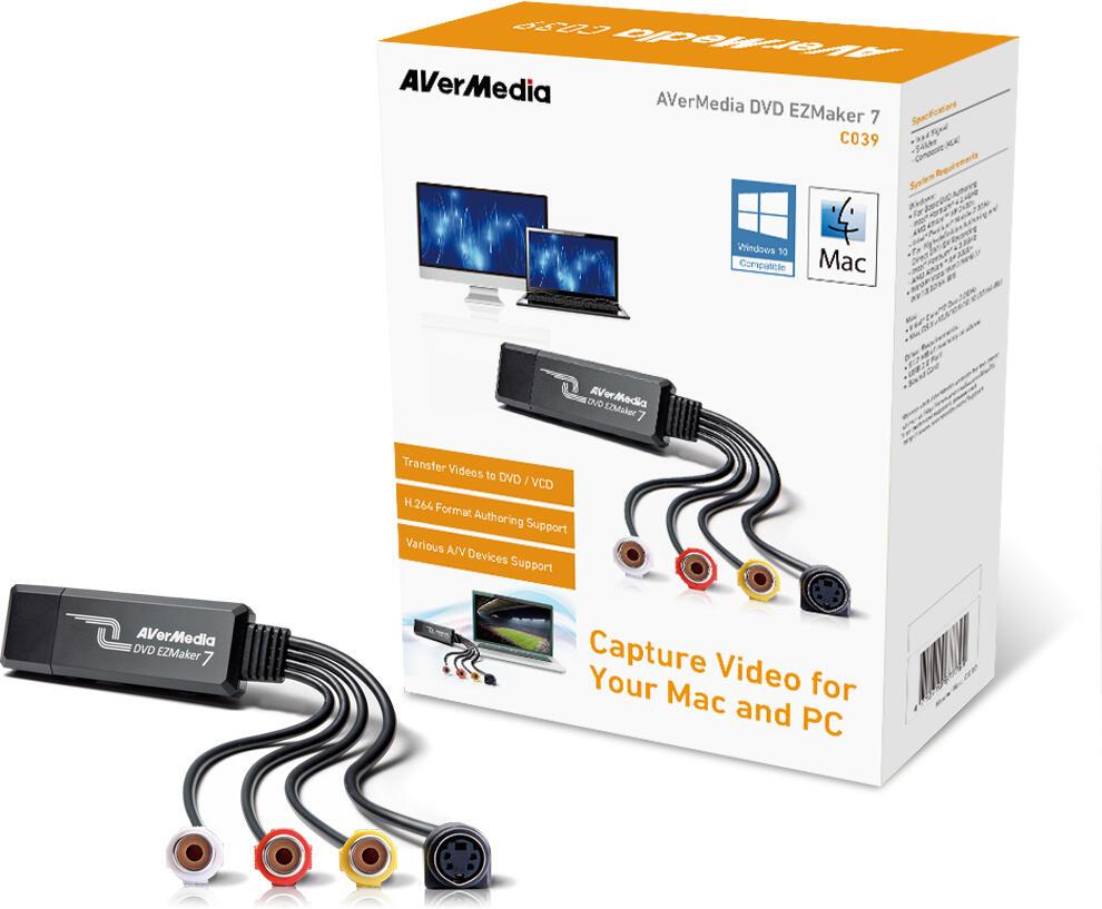 AVerMedia Adapter DVD EZMaker 7 / C039 Black