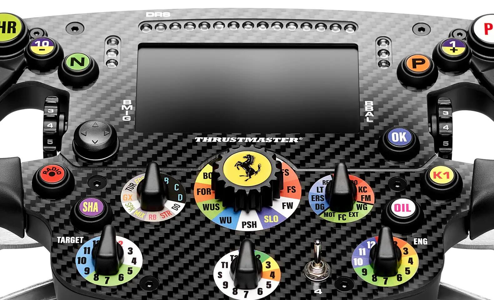 Thrustmaster Controllore Formula Wheel Add-On Ferrari SF-25 Edition / 4060466 Nero 10,9 cm (4,3")