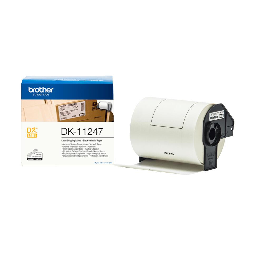 Brother Étiquette DK-11247 / DK11247 Blanc