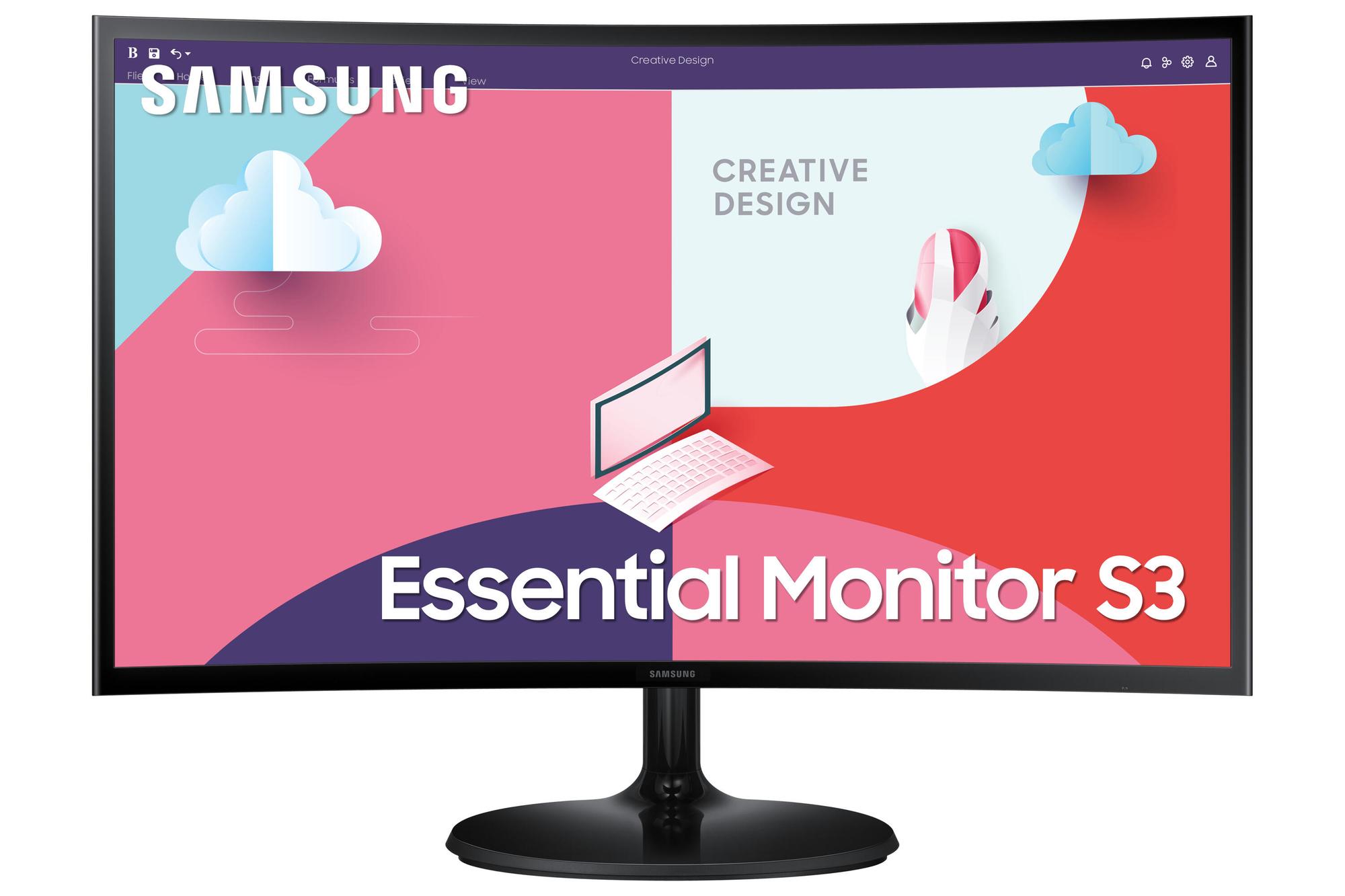 Samsung Monitor Essential LS24C364EAU / LS24C364EAUXEN Nero 61 cm (24")