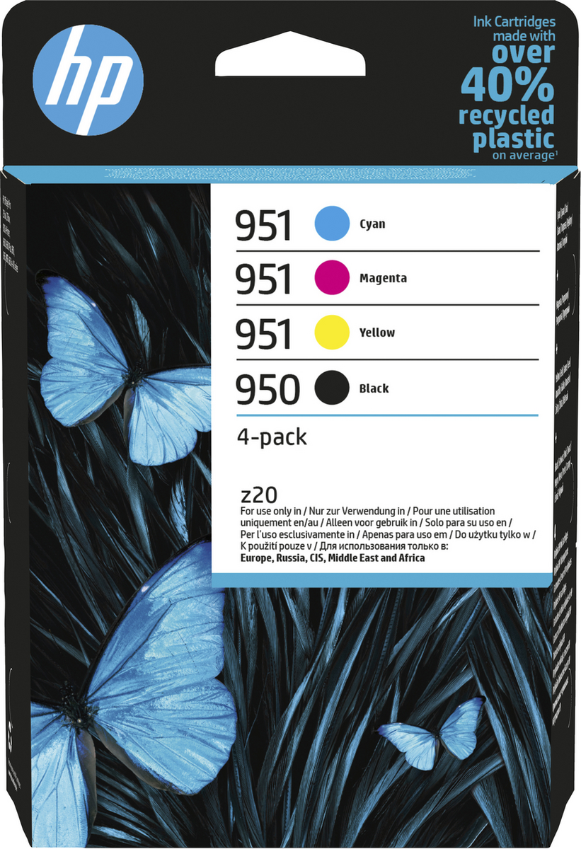 HP Ink 950/951 / 6ZC65AE BK,C,M,Y Multipack HP Ink 950/951 / 6ZC65AE BK,C,M,Y Multipack