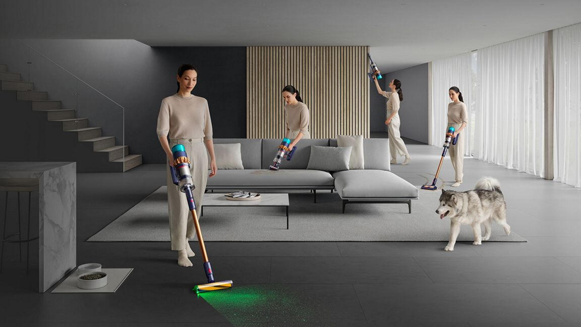 Dyson Aspirateur Gen5 Detect Absolute / 447002-01 Bleu, cuivre