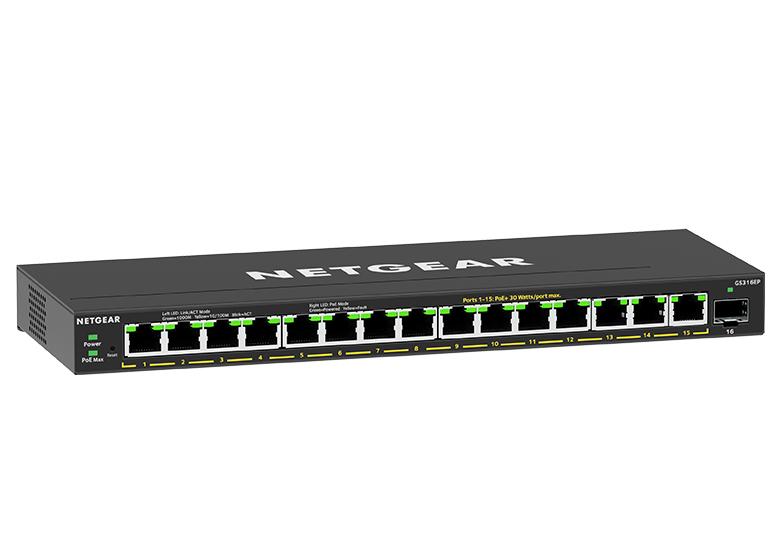 Netgear Switch GS316EP / GS316EP-100PES Black