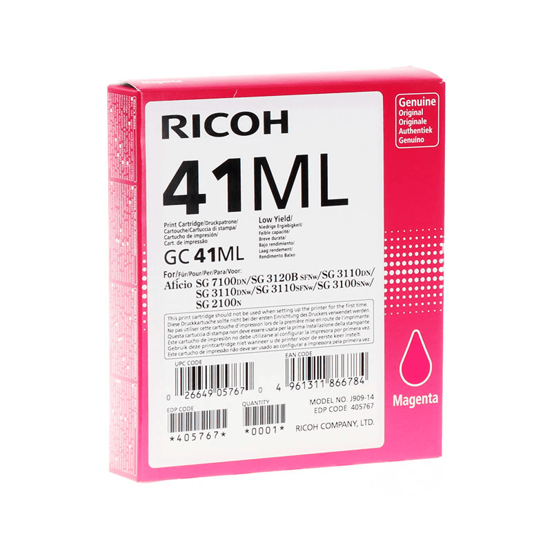 Ricoh Encre GC41ML / 405767 Magenta