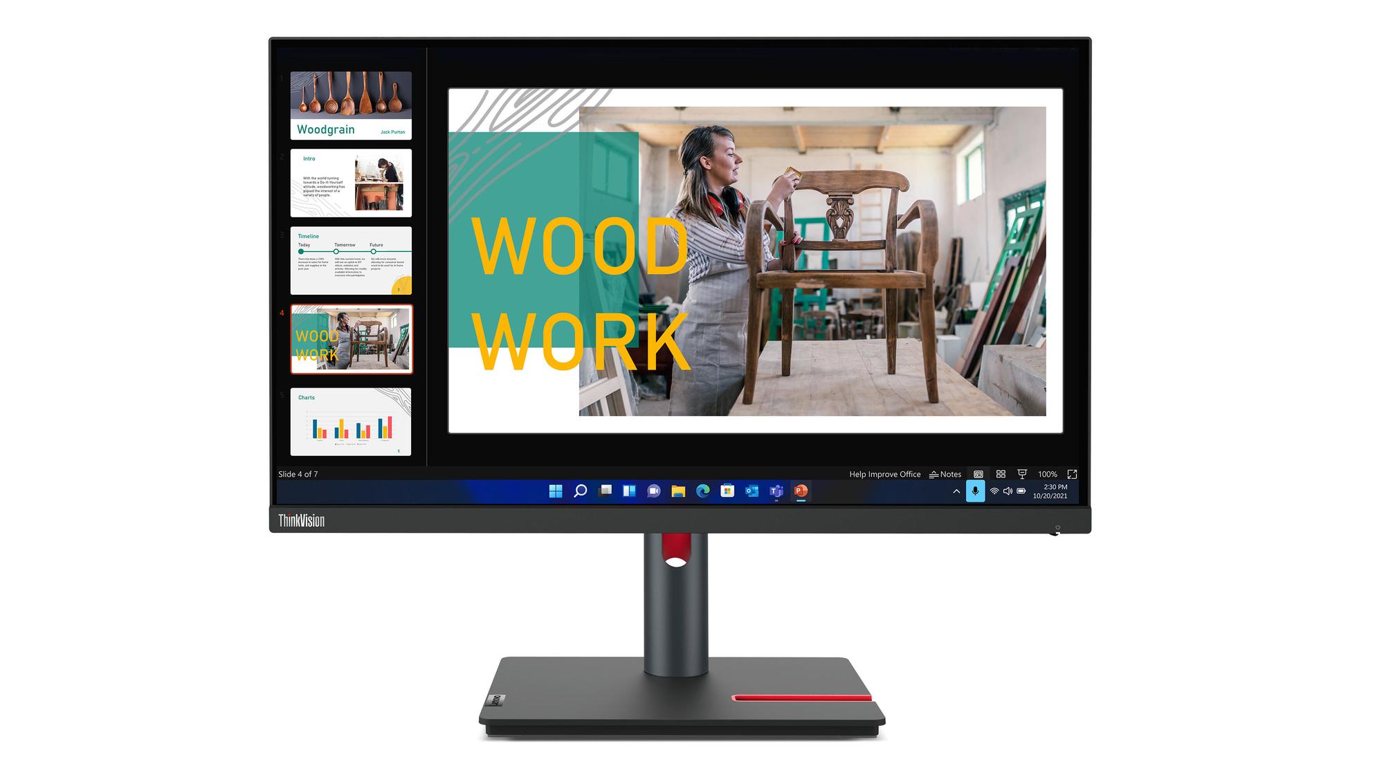 Lenovo Monitor P24q-30 / 63B4GAT6EU Negro 60,5 cm (23,8")
