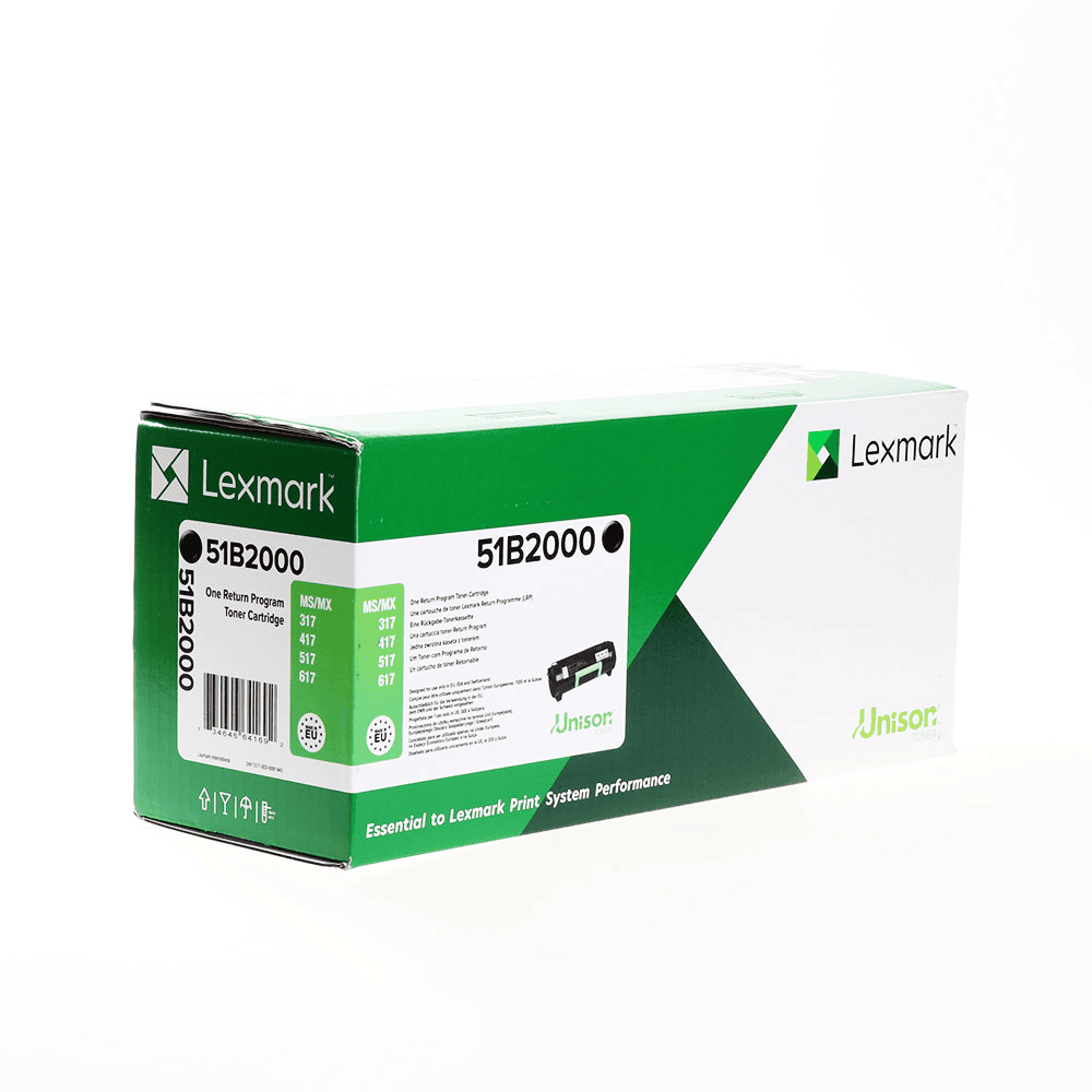 Lexmark Tóner 51B2000 Negro