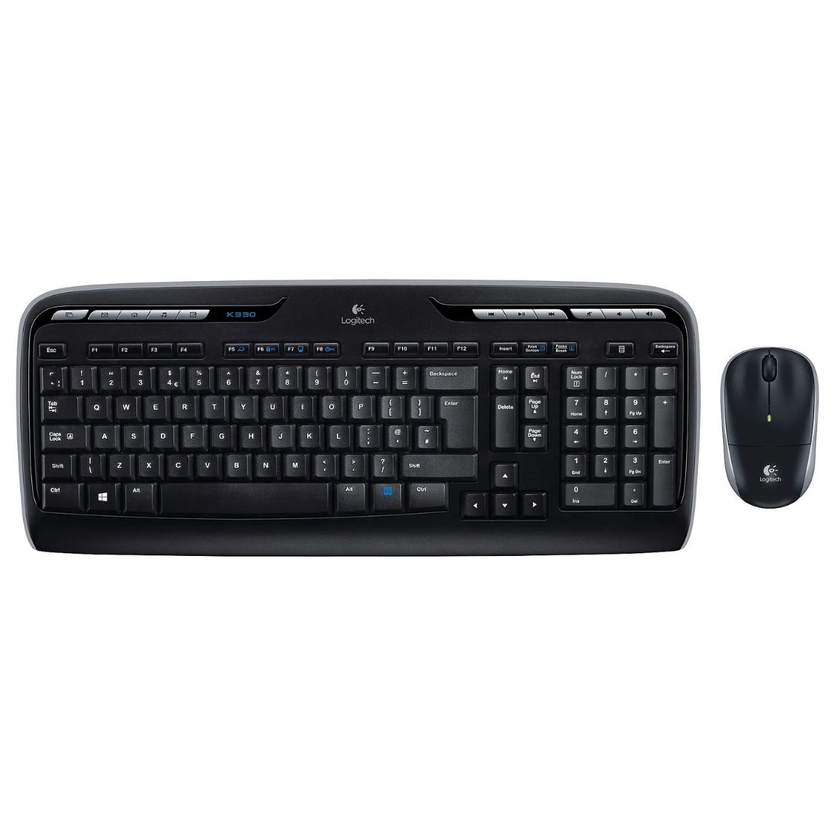 Logitech Mouse and keyboard set MK330 / 920-003989 Black