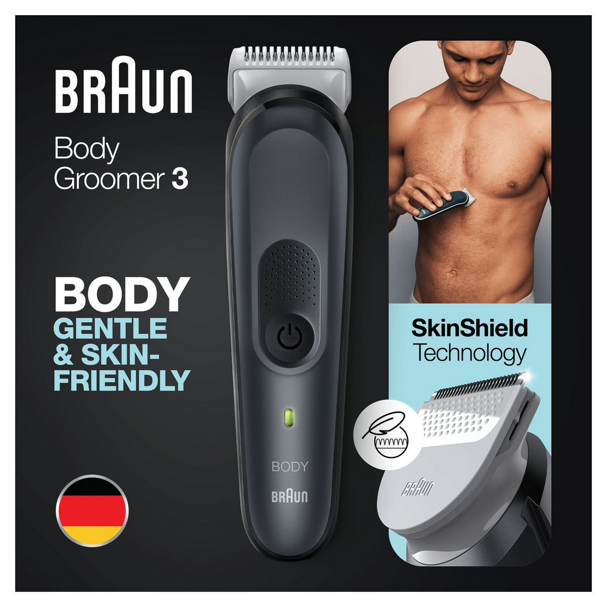 Braun Rasierer BG3340 Schwarz