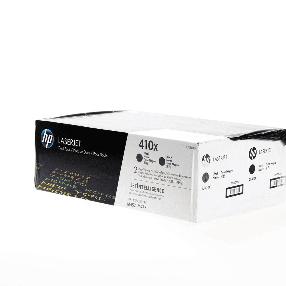 HP Tóner 410X / CF410XD Negro