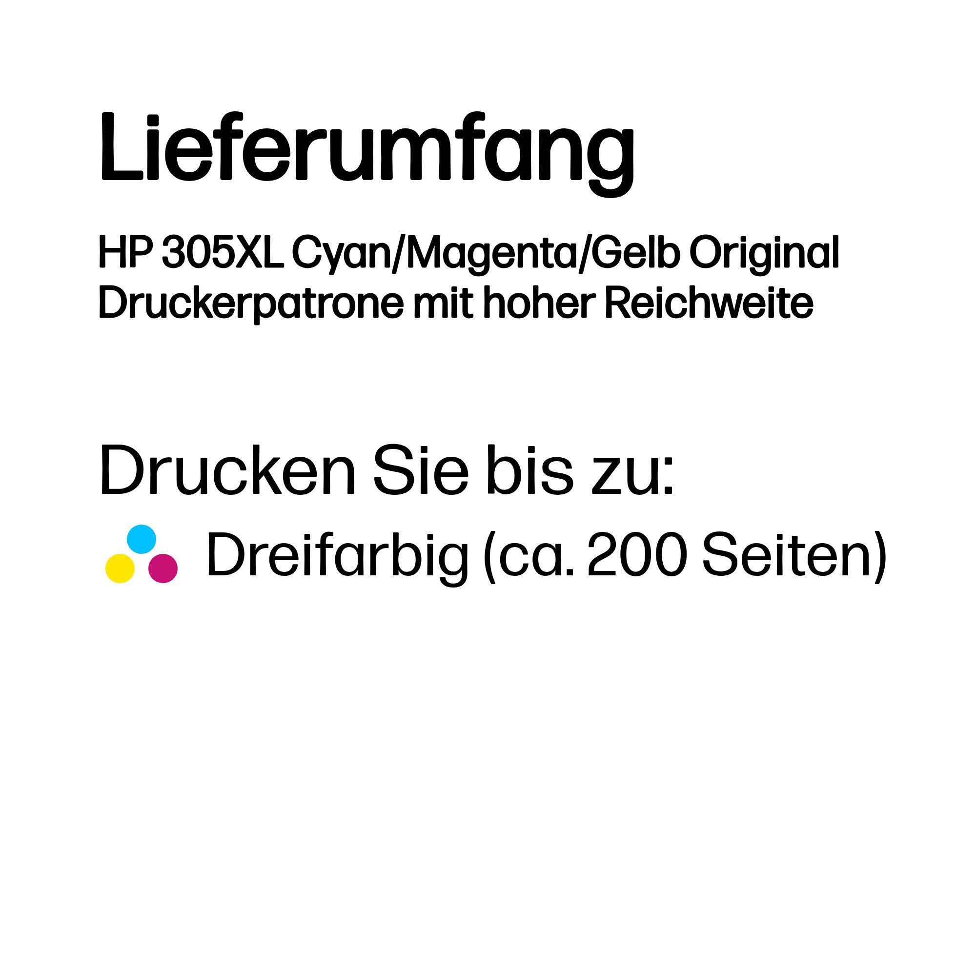 HP Tinta 305XL / 3YM63AE C,M,Y XL