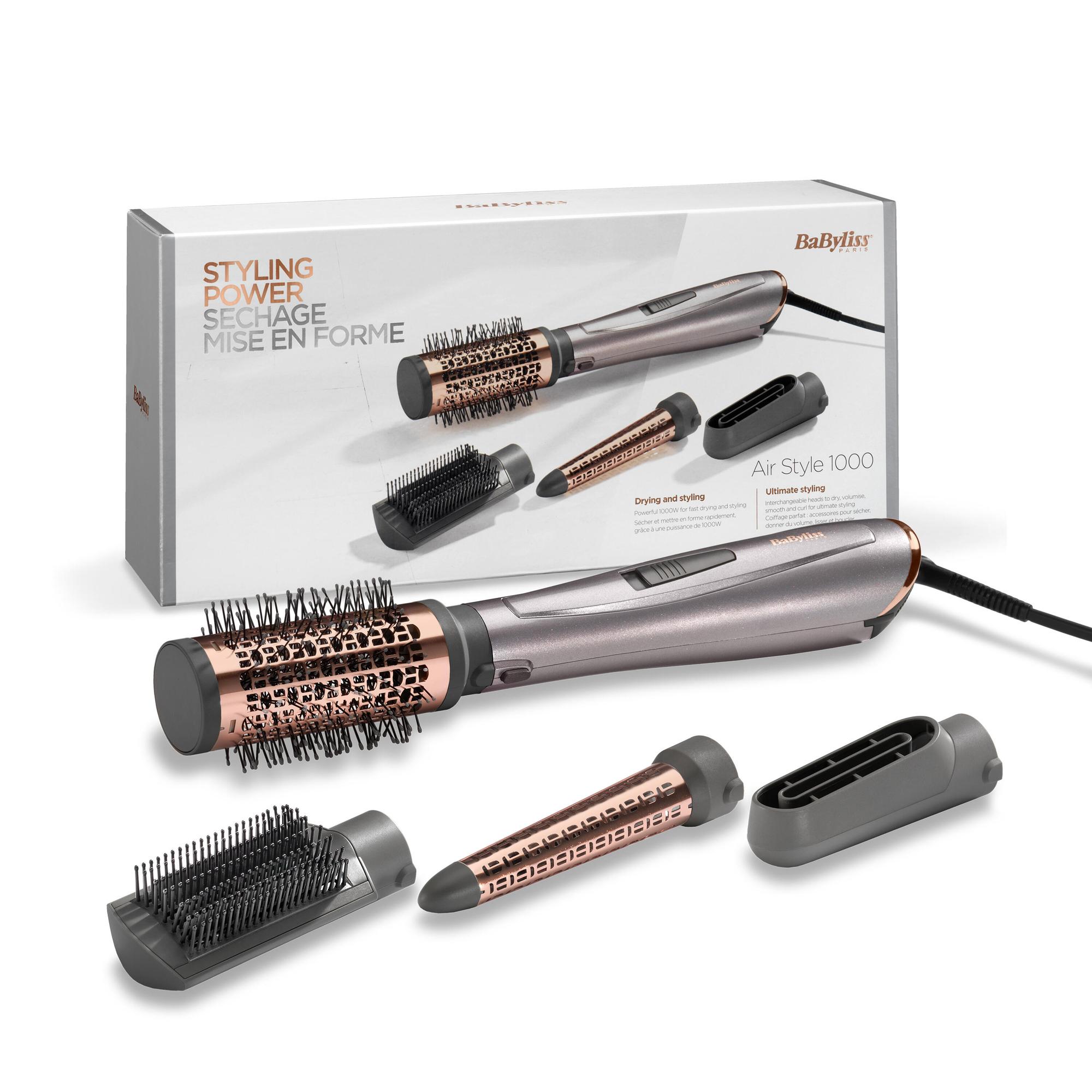 BaByliss Cepillo de aire caliente AS136E / AS136E Negro, cobre, paladio
