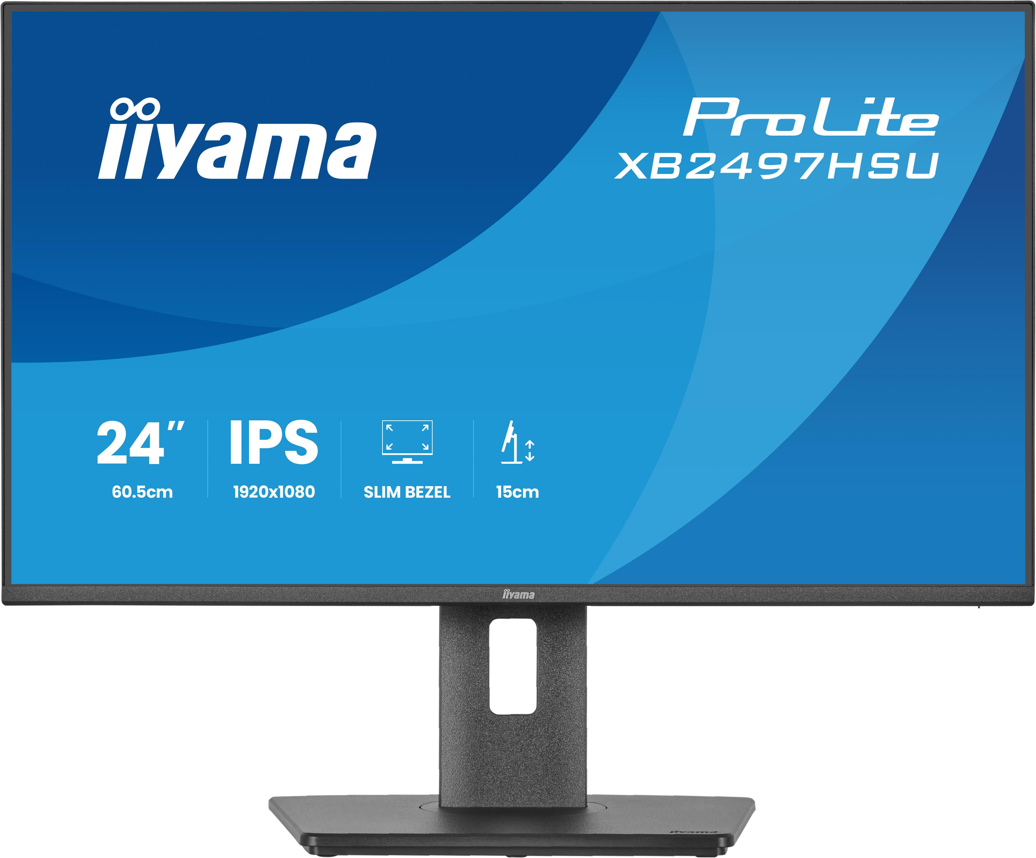 iiyama Monitor XB2497HSU-B1 / XB2497HSU-B1 Black Standard 60.5 cm (23.8")