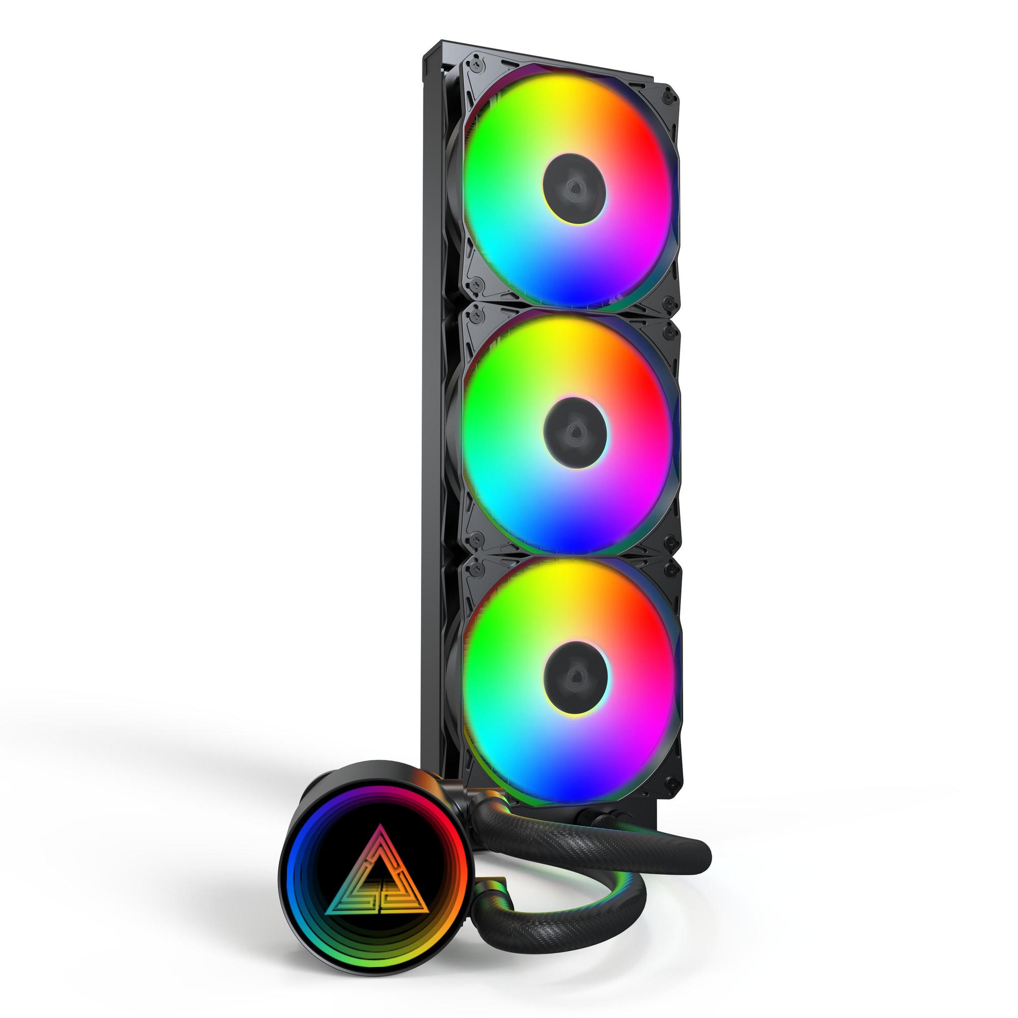 Montech Water cooling LightFlow ARGB 360 / LIGHTFLOW ARGB 360 (B) Black XL