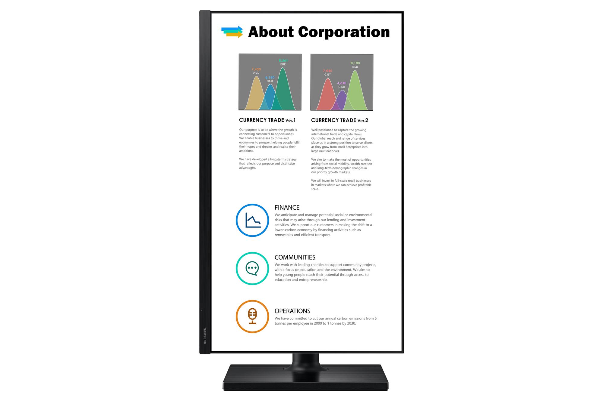 Samsung Monitor Essential LF27T450FZU / LF27T450FZUXEN Negro