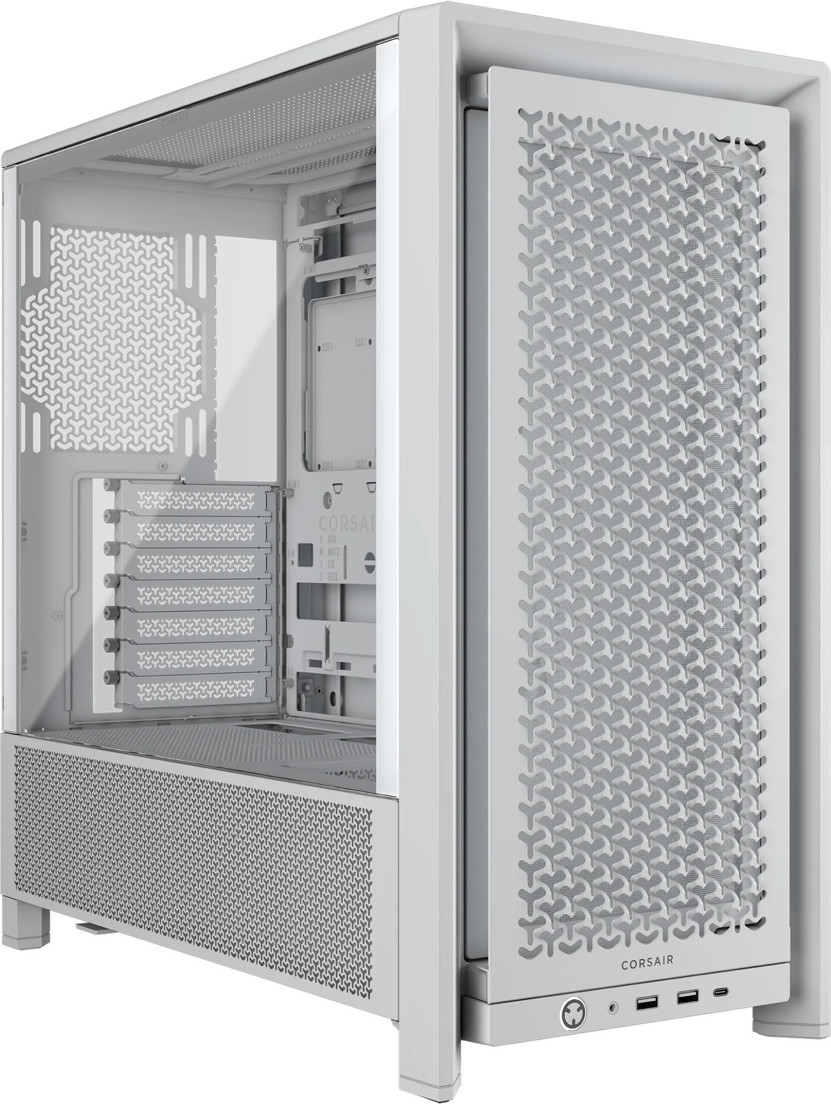 Corsair Boîtier PC FRAME 4000D / CC-9011291-WW Blanc
