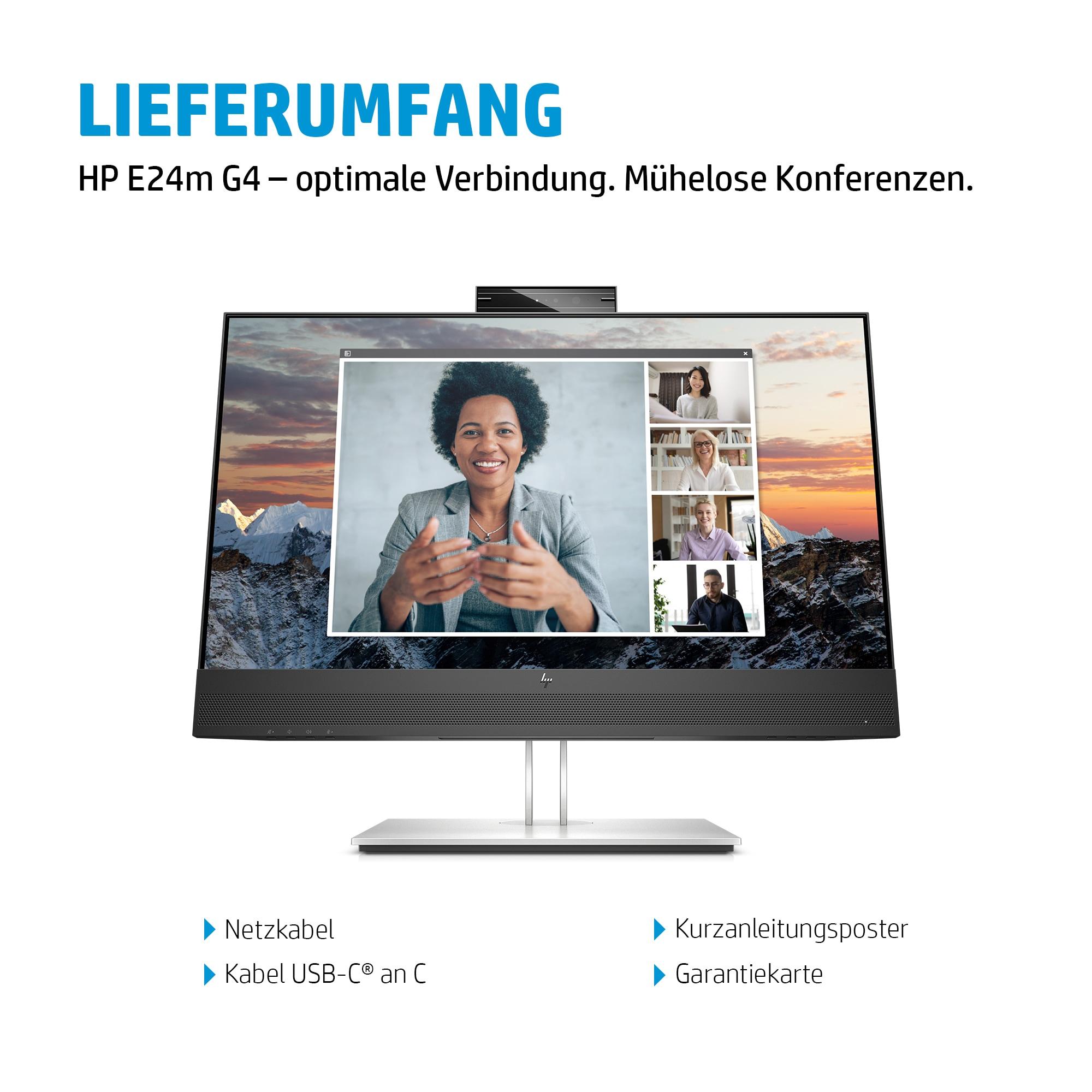 HP Monitor E24m G4 / 40Z32AA#ABB Black 60.5 cm (23.8")