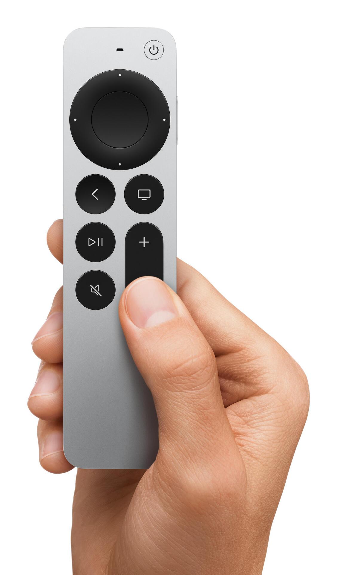 Apple Fernbedienungen Siri Remote / MW5G3Z/A Schwarz, Silber