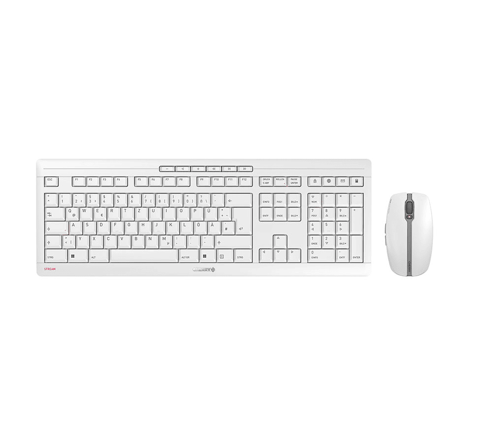 Cherry Maus- und Tastatur-Set JD8500G / JD-8500DE-0 Hell Grau