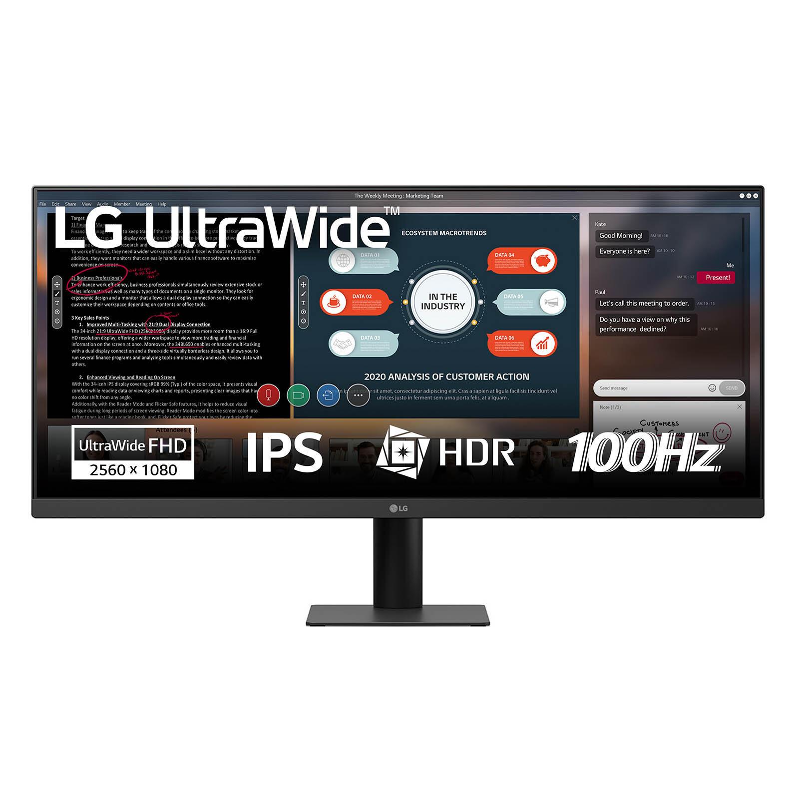 LG Monitor 29U511A-B / 29U511A-B.AEU Schwarz 73,7 cm (29")