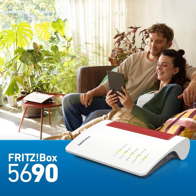 Fritz! Router 5690 / 20003096 Rojo, blanco