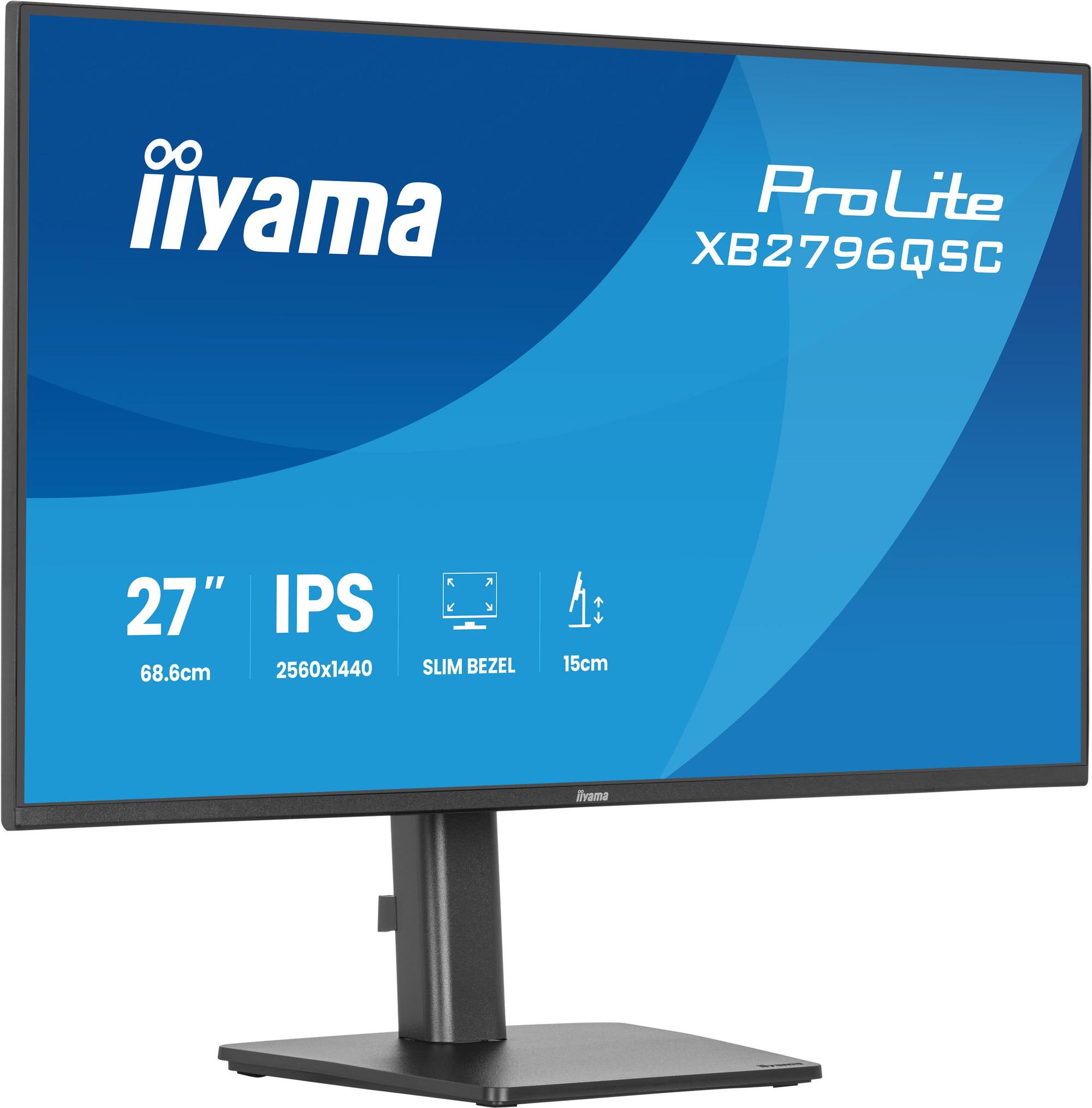 iiyama Moniteur ProLite XB2796QSC / XB2796QSC-B1 Noir