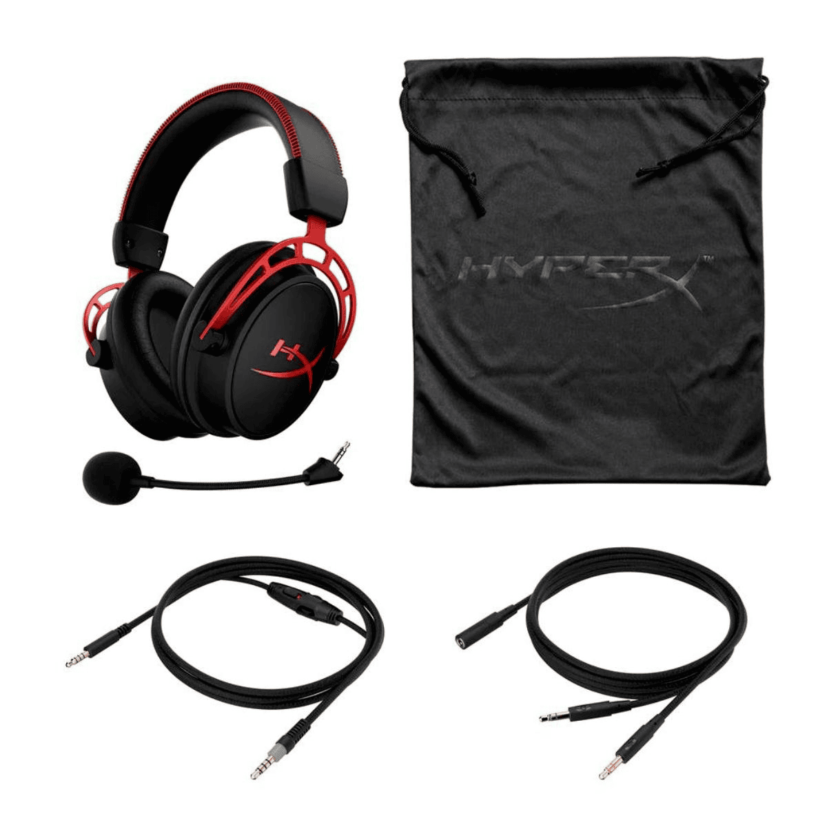 HyperX Headset 4P5L1AM / 4P5L1AM#ABB Red