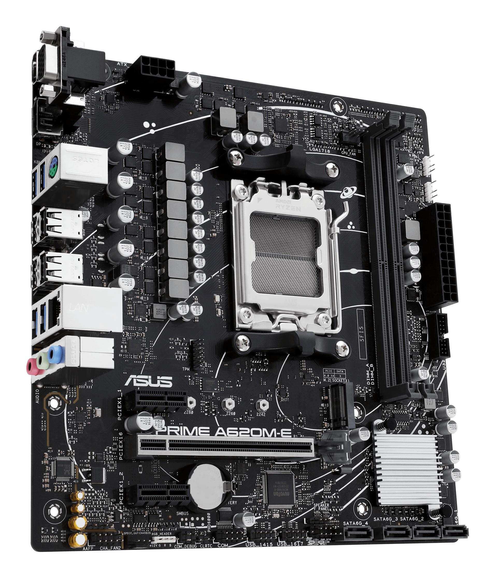ASUS Carte mère PRIME A620M-E-CSM / 90MB1F50-M0EAYC Noir