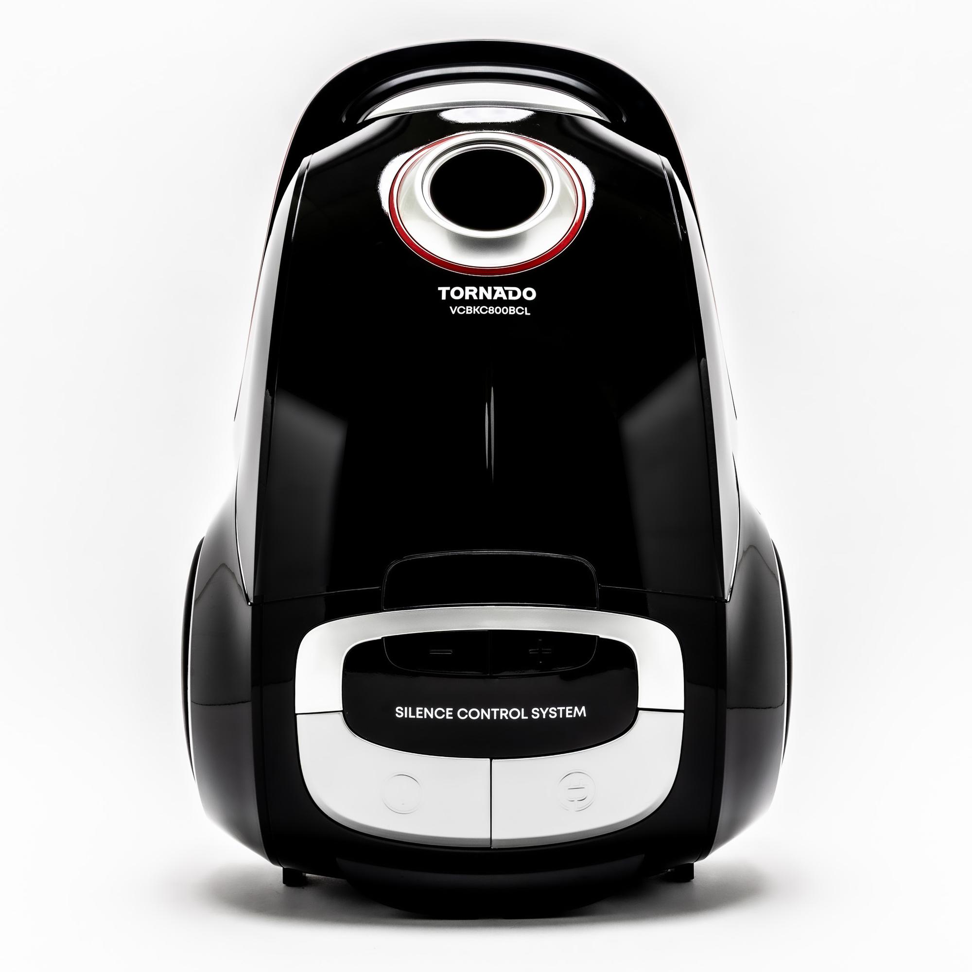 TORNADO Staubsauger VCBKC800BC Schwarz, Rot