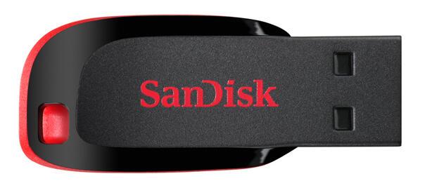 SanDisk USB stick Cruzer Blade 16GB / SDCZ50-016G-B35 Black, red