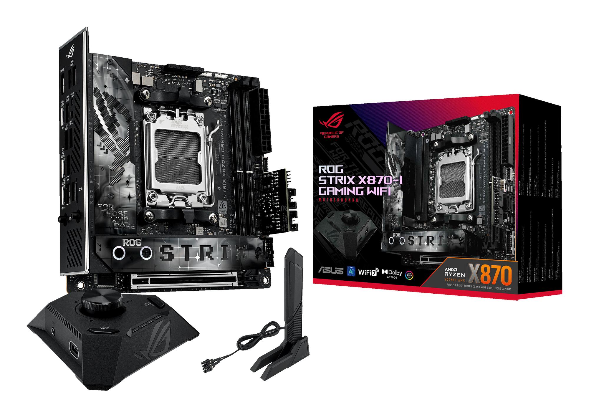 ASUS Placa base ROG Strix X870-I Gaming WiFi / 90MB1IW0-M0EAY0 Negro